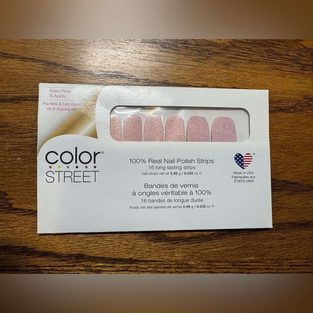 Color Street Nail strips. Shade: Blushing in Flushing. New in plastic.